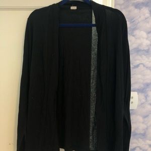 J Crew Black Cardigan